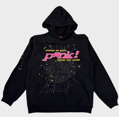 Sp5der Pink Hoddie