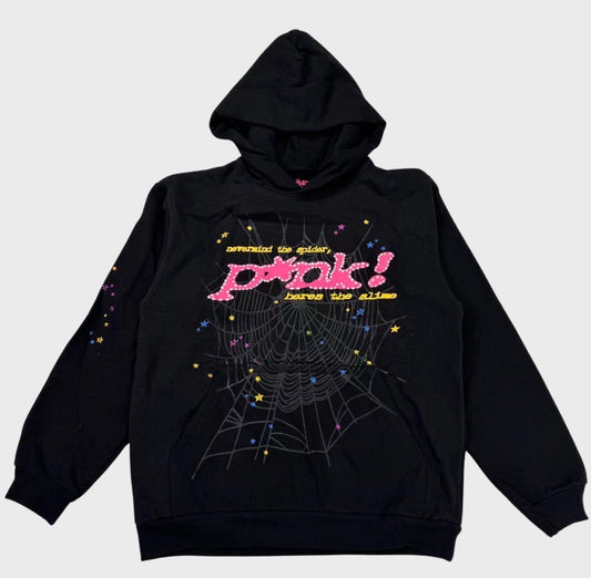 Sp5der Pink Hoddie