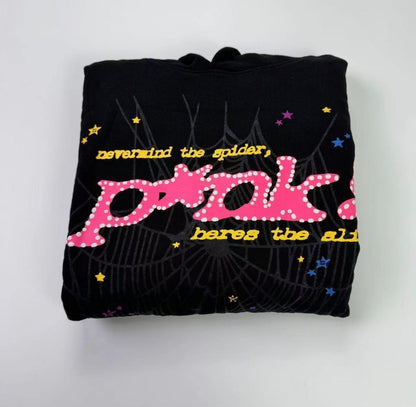 Sp5der Pink Hoddie